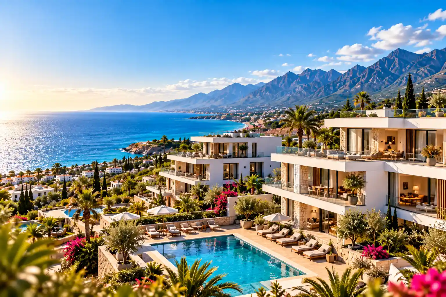Luxusresort am glitzernden Mittelmeer